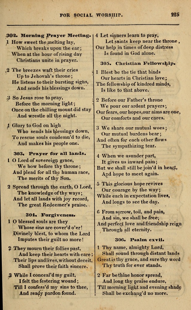 Spiritual songs, for social worship: adapted to the use of families and private circles in seasons of revival, to missionary meetings, to the monthly concert, and other occasions of special interest page 230