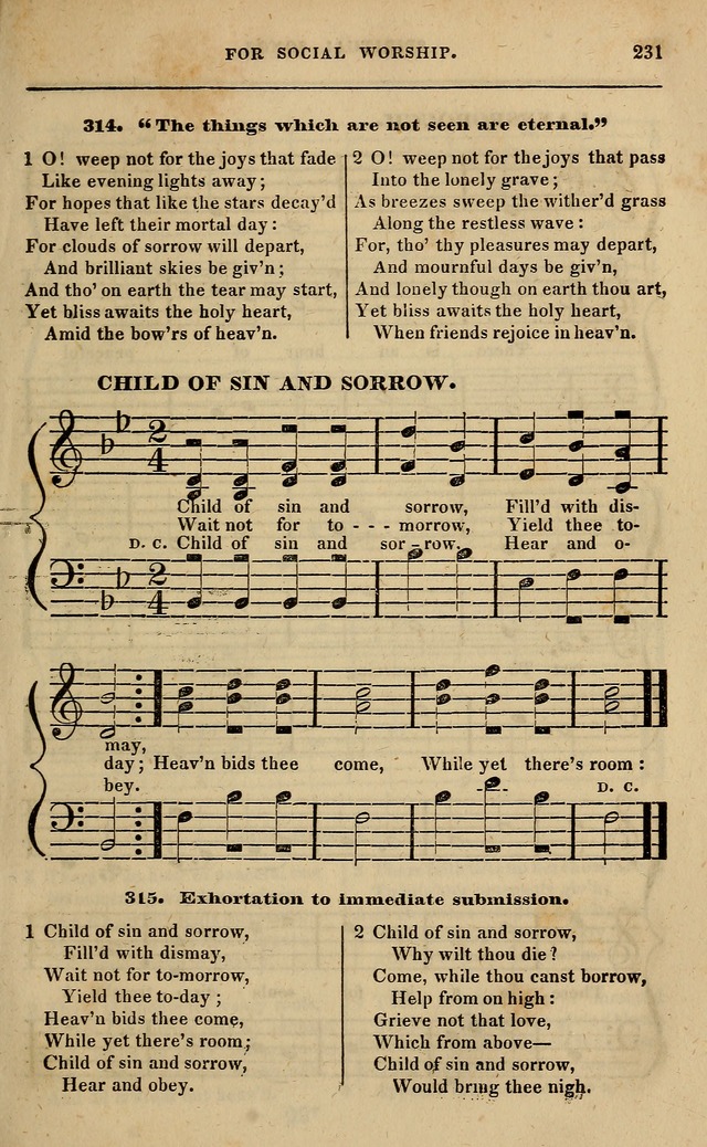 Spiritual songs, for social worship: adapted to the use of families and private circles in seasons of revival, to missionary meetings, to the monthly concert, and other occasions of special interest page 236