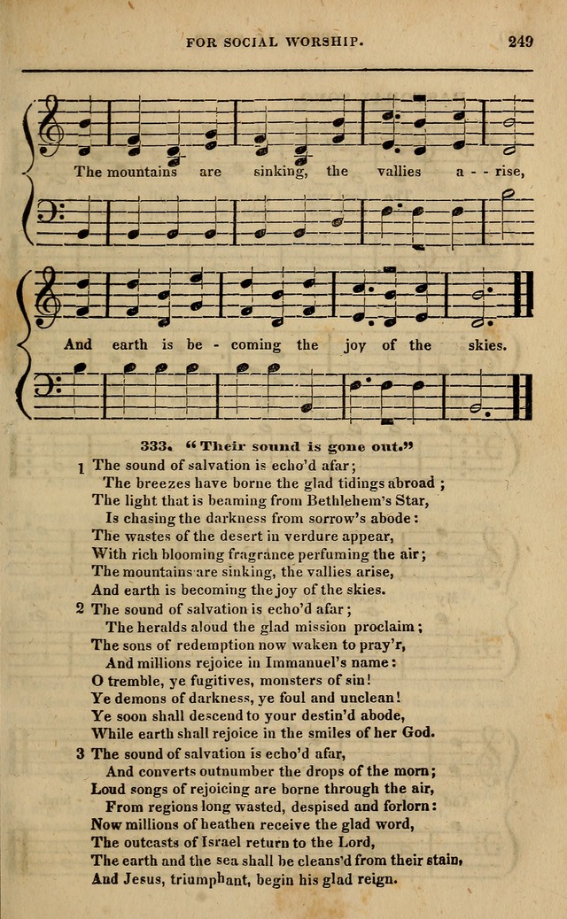 Spiritual songs, for social worship: adapted to the use of families and private circles in seasons of revival, to missionary meetings, to the monthly concert, and other occasions of special interest page 254