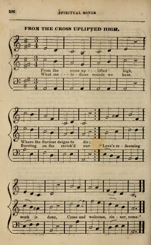 Spiritual songs, for social worship: adapted to the use of families and private circles in seasons of revival, to missionary meetings, to the monthly concert, and other occasions of special interest page 261
