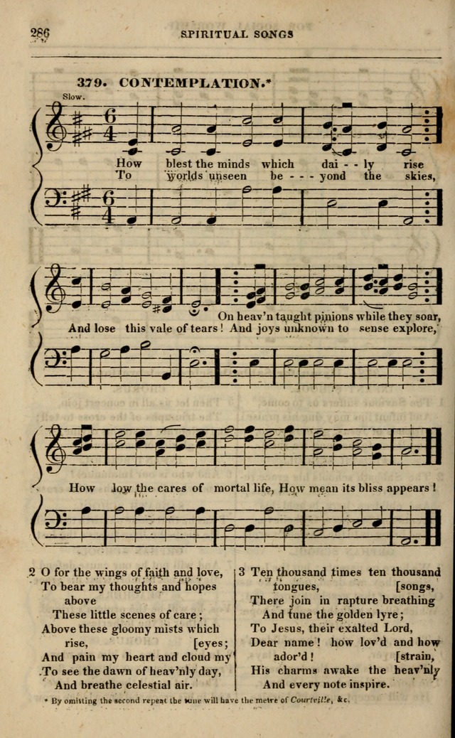 Spiritual songs, for social worship: adapted to the use of families and private circles in seasons of revival, to missionary meetings, to the monthly concert, and other occasions of special interest page 291