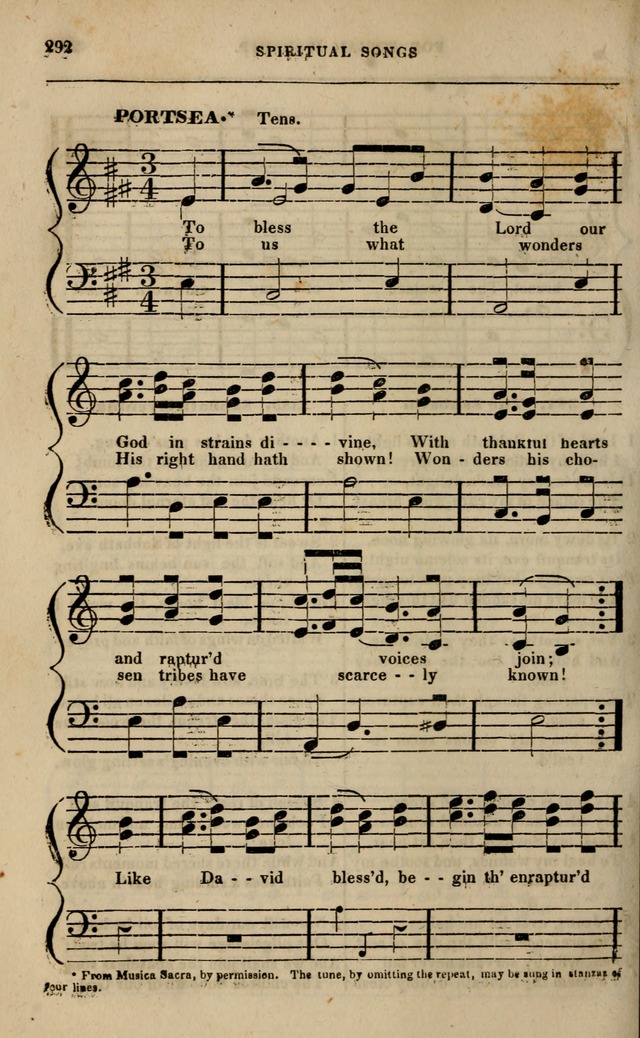 Spiritual songs, for social worship: adapted to the use of families and private circles in seasons of revival, to missionary meetings, to the monthly concert, and other occasions of special interest page 297