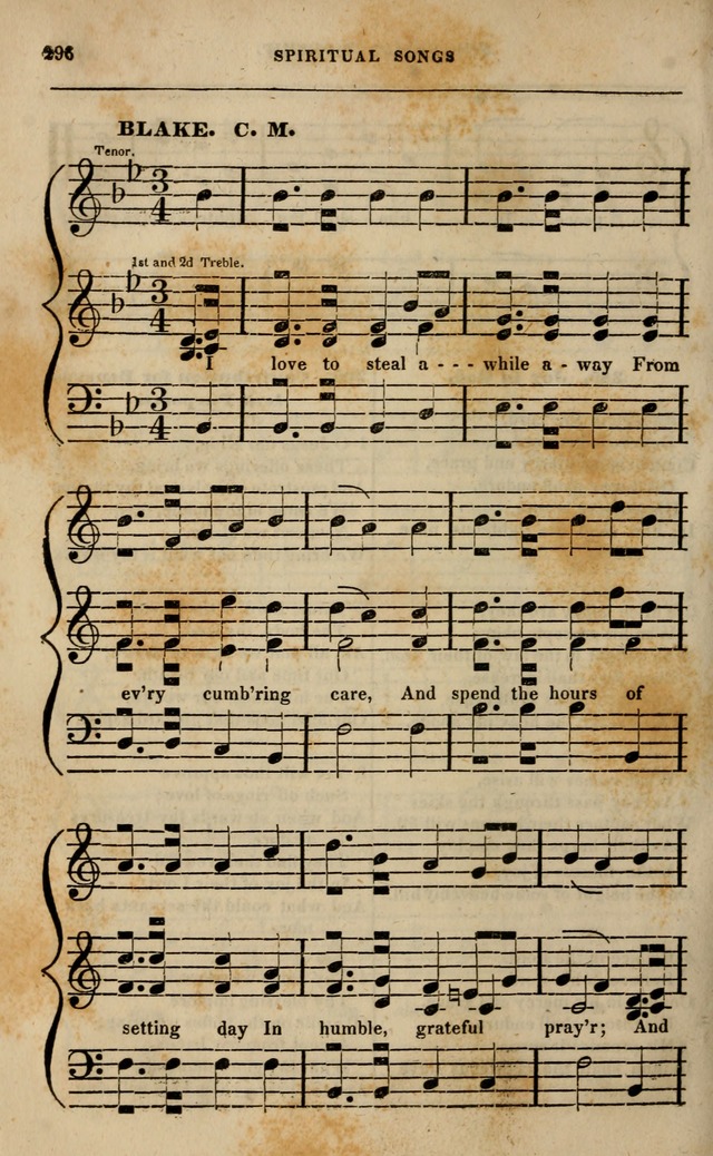 Spiritual songs, for social worship: adapted to the use of families and private circles in seasons of revival, to missionary meetings, to the monthly concert, and other occasions of special interest page 301