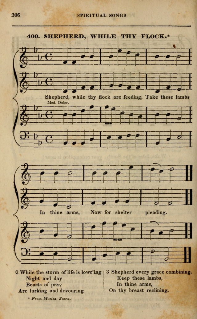 Spiritual songs, for social worship: adapted to the use of families and private circles in seasons of revival, to missionary meetings, to the monthly concert, and other occasions of special interest page 311