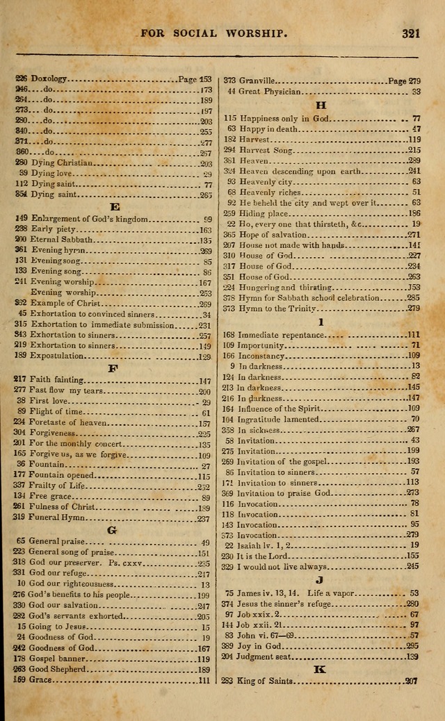 Spiritual songs, for social worship: adapted to the use of families and private circles in seasons of revival, to missionary meetings, to the monthly concert, and other occasions of special interest page 326