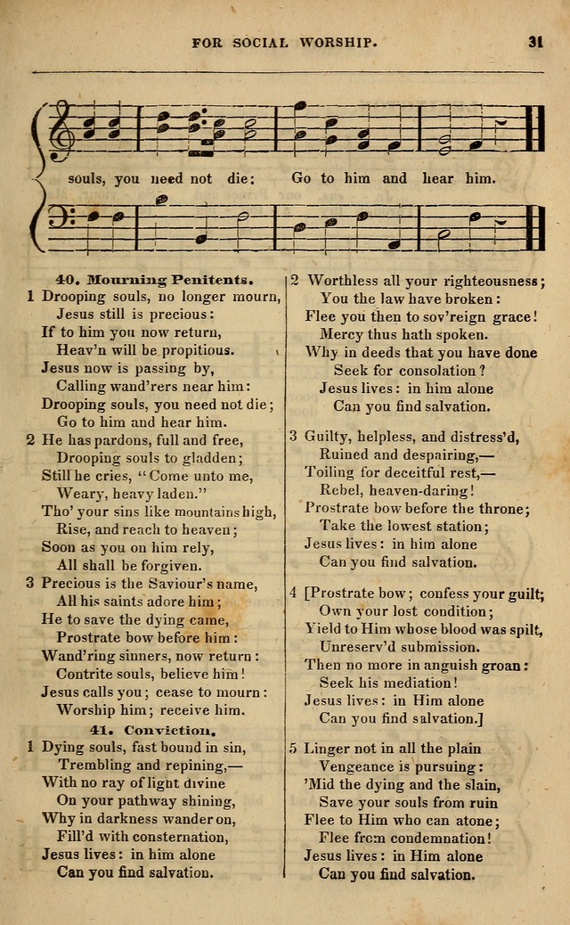 Spiritual songs, for social worship: adapted to the use of families and private circles in seasons of revival, to missionary meetings, to the monthly concert, and other occasions of special interest page 36