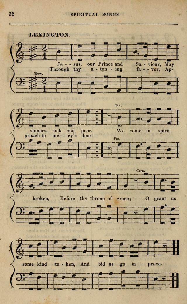 Spiritual songs, for social worship: adapted to the use of families and private circles in seasons of revival, to missionary meetings, to the monthly concert, and other occasions of special interest page 37