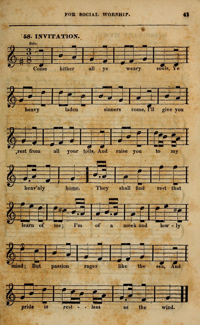 Spiritual songs, for social worship: adapted to the use of families and private circles in seasons of revival, to missionary meetings, to the monthly concert, and other occasions of special interest page 48