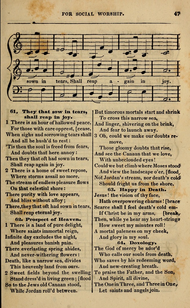 Spiritual songs, for social worship: adapted to the use of families and private circles in seasons of revival, to missionary meetings, to the monthly concert, and other occasions of special interest page 52