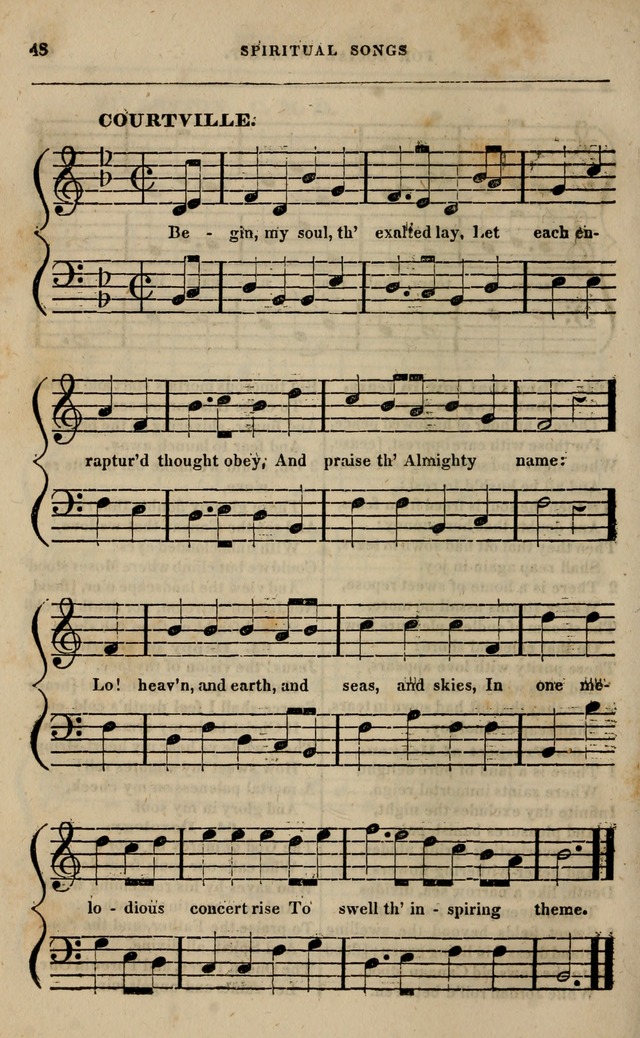 Spiritual songs, for social worship: adapted to the use of families and private circles in seasons of revival, to missionary meetings, to the monthly concert, and other occasions of special interest page 53