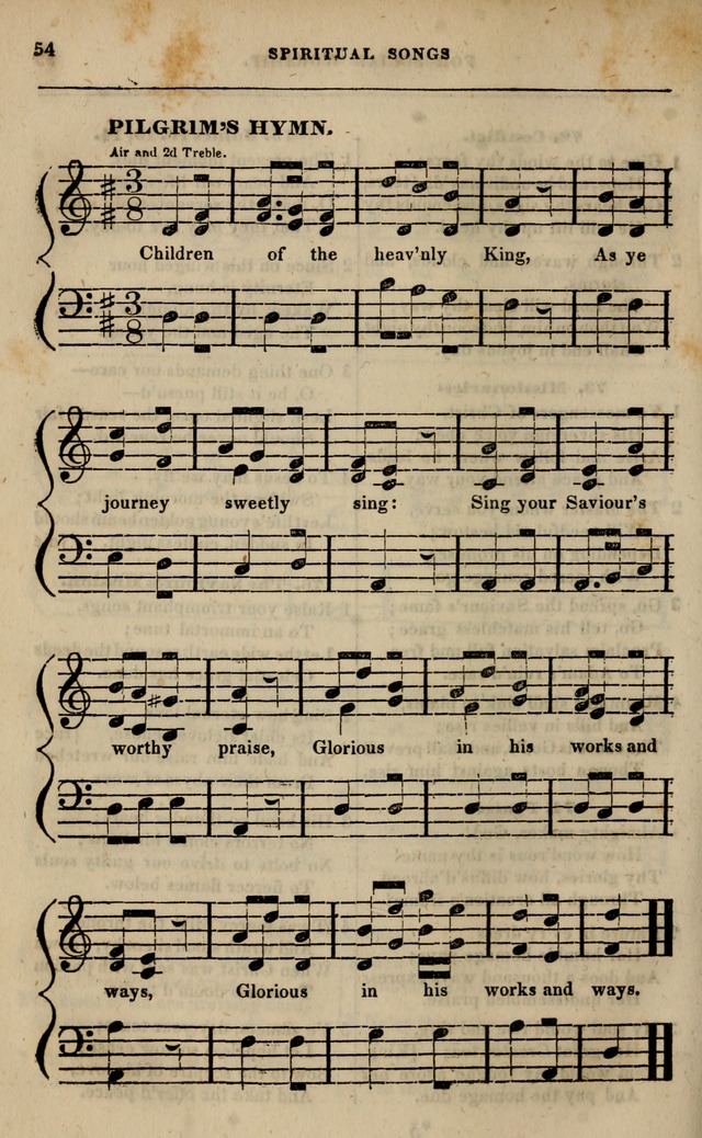 Spiritual songs, for social worship: adapted to the use of families and private circles in seasons of revival, to missionary meetings, to the monthly concert, and other occasions of special interest page 59