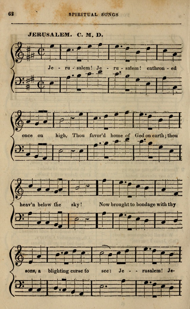 Spiritual songs, for social worship: adapted to the use of families and private circles in seasons of revival, to missionary meetings, to the monthly concert, and other occasions of special interest page 67