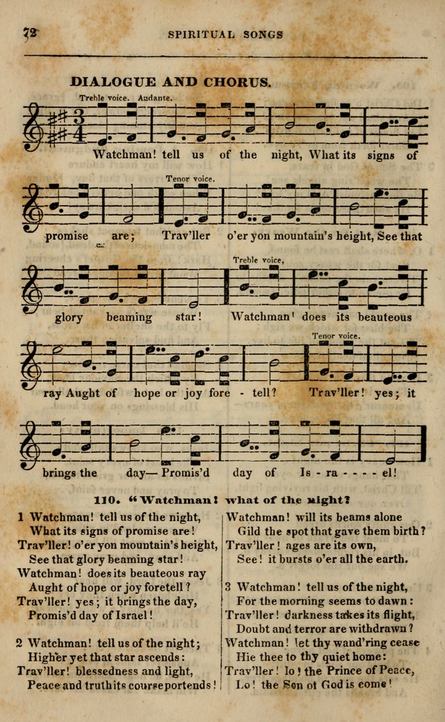Spiritual songs, for social worship: adapted to the use of families and private circles in seasons of revival, to missionary meetings, to the monthly concert, and other occasions of special interest page 77