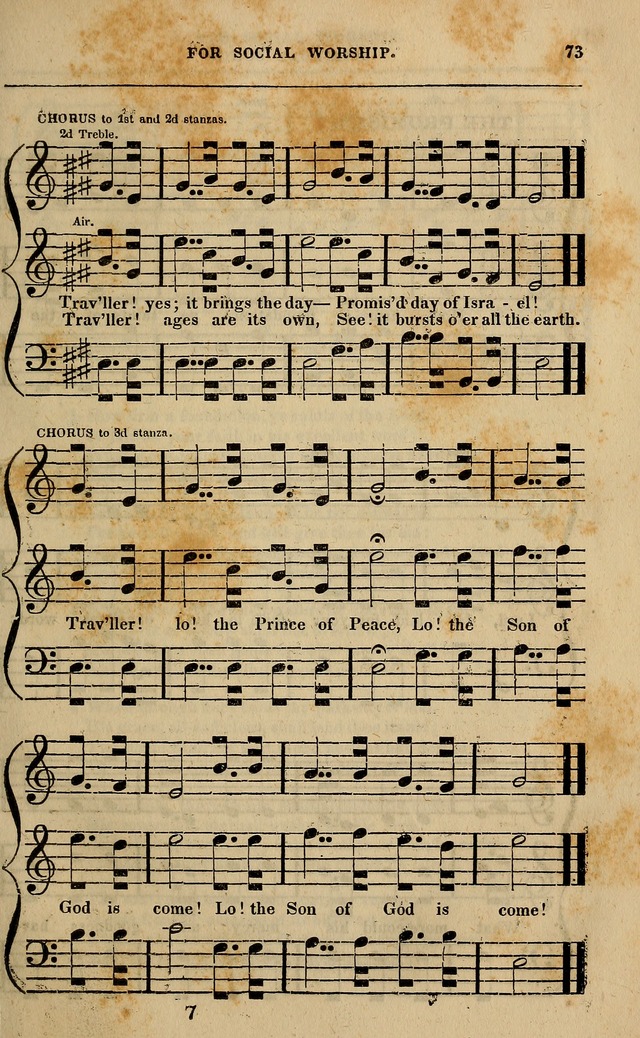 Spiritual songs, for social worship: adapted to the use of families and private circles in seasons of revival, to missionary meetings, to the monthly concert, and other occasions of special interest page 78