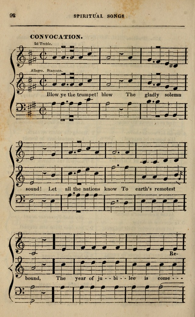 Spiritual songs, for social worship: adapted to the use of families and private circles in seasons of revival, to missionary meetings, to the monthly concert, and other occasions of special interest page 97