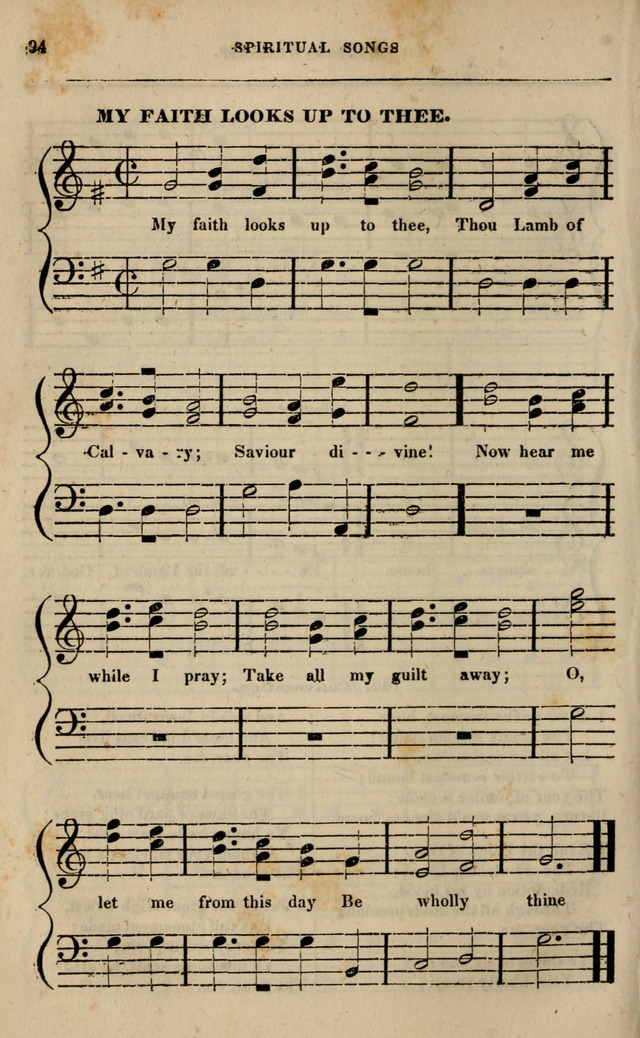 Spiritual songs, for social worship: adapted to the use of families and private circles in seasons of revival, to missionary meetings, to the monthly concert, and other occasions of special interest page 99