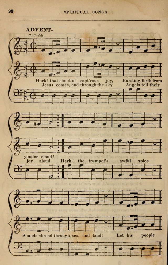 Spiritual songs, for social worship: adapted to the use of families and private circles in seasons of revival, to missionary meetings, to the monthly concert, and other occasions of special interest page 107