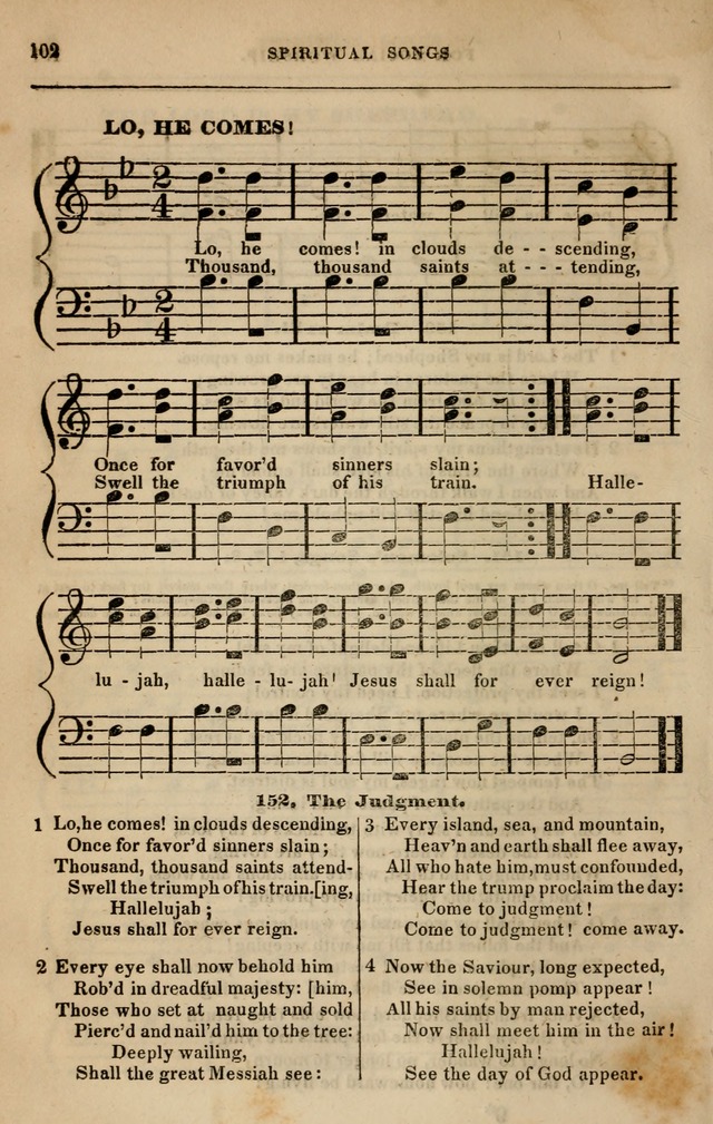 Spiritual songs, for social worship: adapted to the use of families and private circles in seasons of revival, to missionary meetings, to the monthly concert, and other occasions of special interest page 111