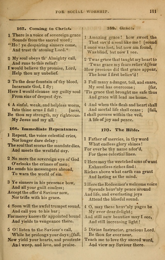 Spiritual songs, for social worship: adapted to the use of families and private circles in seasons of revival, to missionary meetings, to the monthly concert, and other occasions of special interest page 120