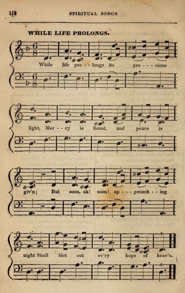 Spiritual songs, for social worship: adapted to the use of families and private circles in seasons of revival, to missionary meetings, to the monthly concert, and other occasions of special interest page 121