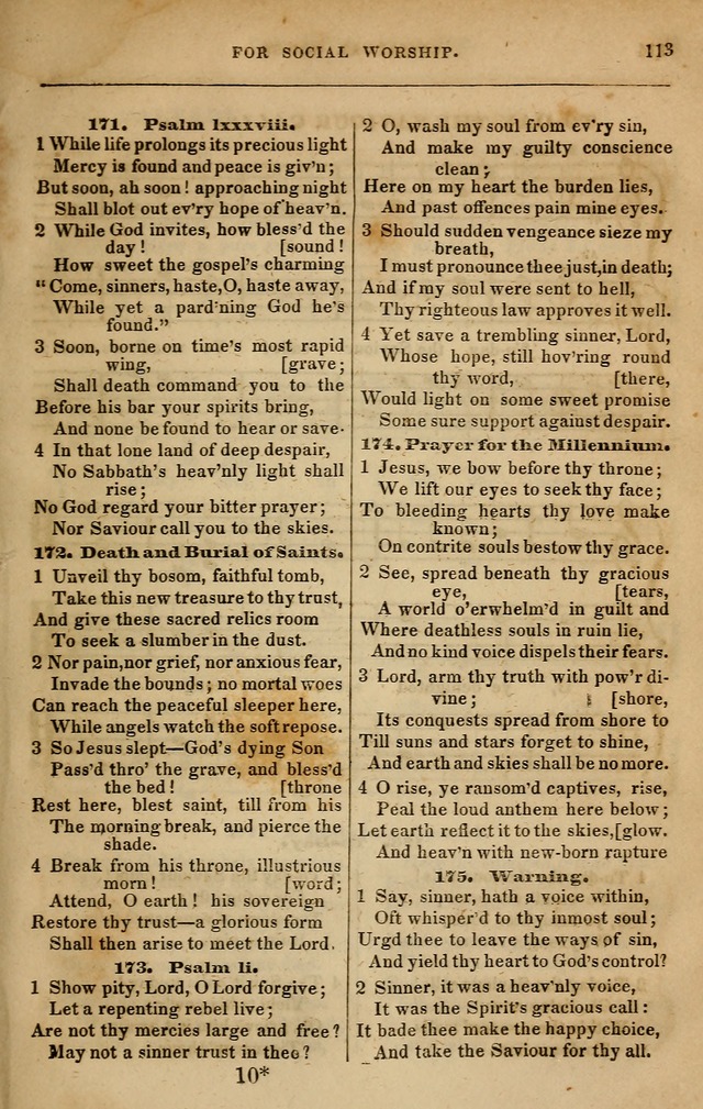 Spiritual songs, for social worship: adapted to the use of families and private circles in seasons of revival, to missionary meetings, to the monthly concert, and other occasions of special interest page 122