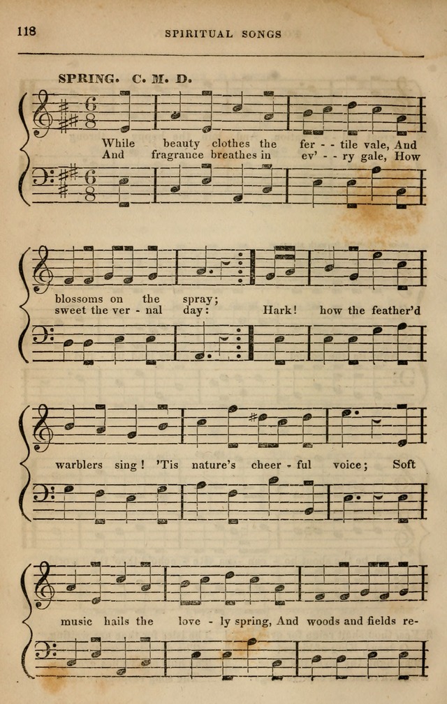 Spiritual songs, for social worship: adapted to the use of families and private circles in seasons of revival, to missionary meetings, to the monthly concert, and other occasions of special interest page 127