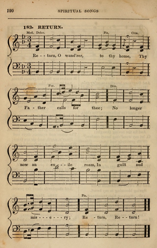 Spiritual songs, for social worship: adapted to the use of families and private circles in seasons of revival, to missionary meetings, to the monthly concert, and other occasions of special interest page 129