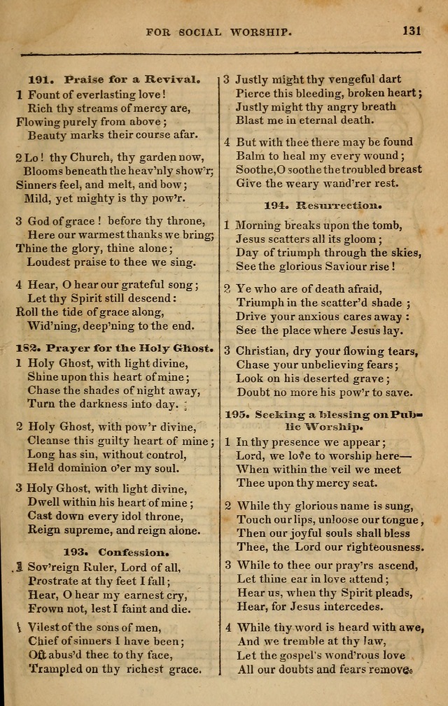 Spiritual songs, for social worship: adapted to the use of families and private circles in seasons of revival, to missionary meetings, to the monthly concert, and other occasions of special interest page 140