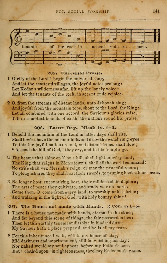 Spiritual songs, for social worship: adapted to the use of families and private circles in seasons of revival, to missionary meetings, to the monthly concert, and other occasions of special interest page 150