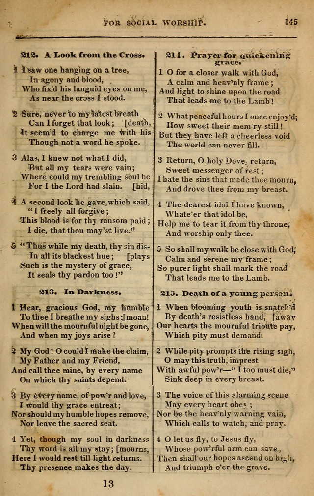 Spiritual songs, for social worship: adapted to the use of families and private circles in seasons of revival, to missionary meetings, to the monthly concert, and other occasions of special interest page 154
