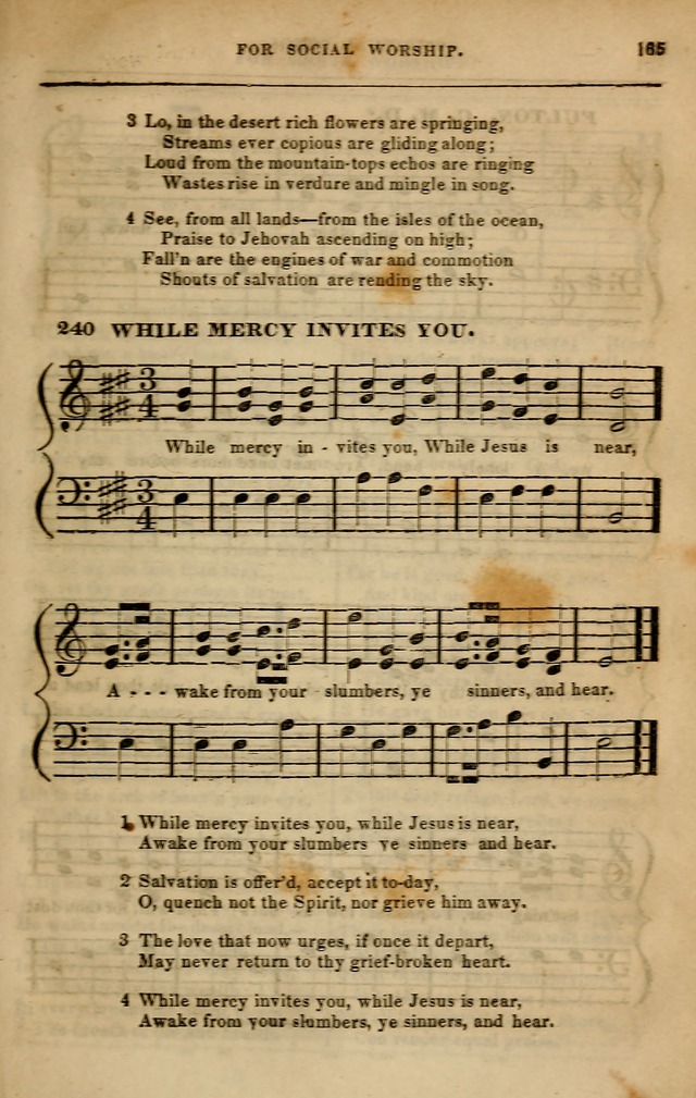 Spiritual songs, for social worship: adapted to the use of families and private circles in seasons of revival, to missionary meetings, to the monthly concert, and other occasions of special interest page 174