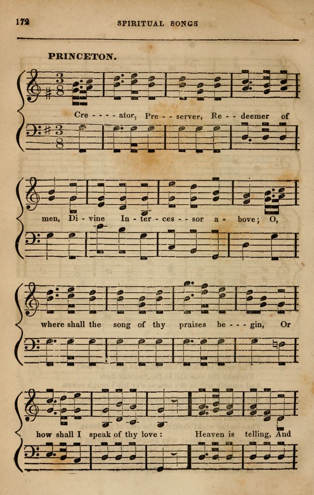 Spiritual songs, for social worship: adapted to the use of families and private circles in seasons of revival, to missionary meetings, to the monthly concert, and other occasions of special interest page 181