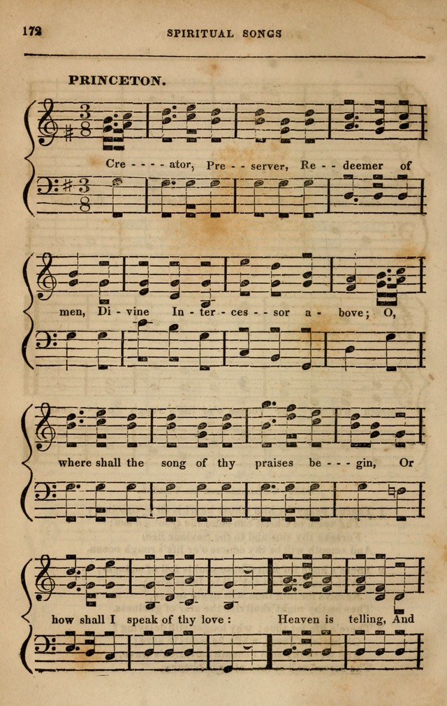 Spiritual songs, for social worship: adapted to the use of families and private circles in seasons of revival, to missionary meetings, to the monthly concert, and other occasions of special interest page 181