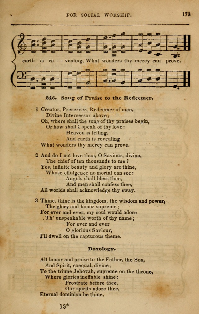 Spiritual songs, for social worship: adapted to the use of families and private circles in seasons of revival, to missionary meetings, to the monthly concert, and other occasions of special interest page 182