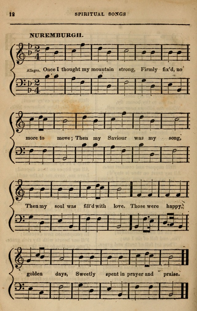 Spiritual songs, for social worship: adapted to the use of families and private circles in seasons of revival, to missionary meetings, to the monthly concert, and other occasions of special interest page 19