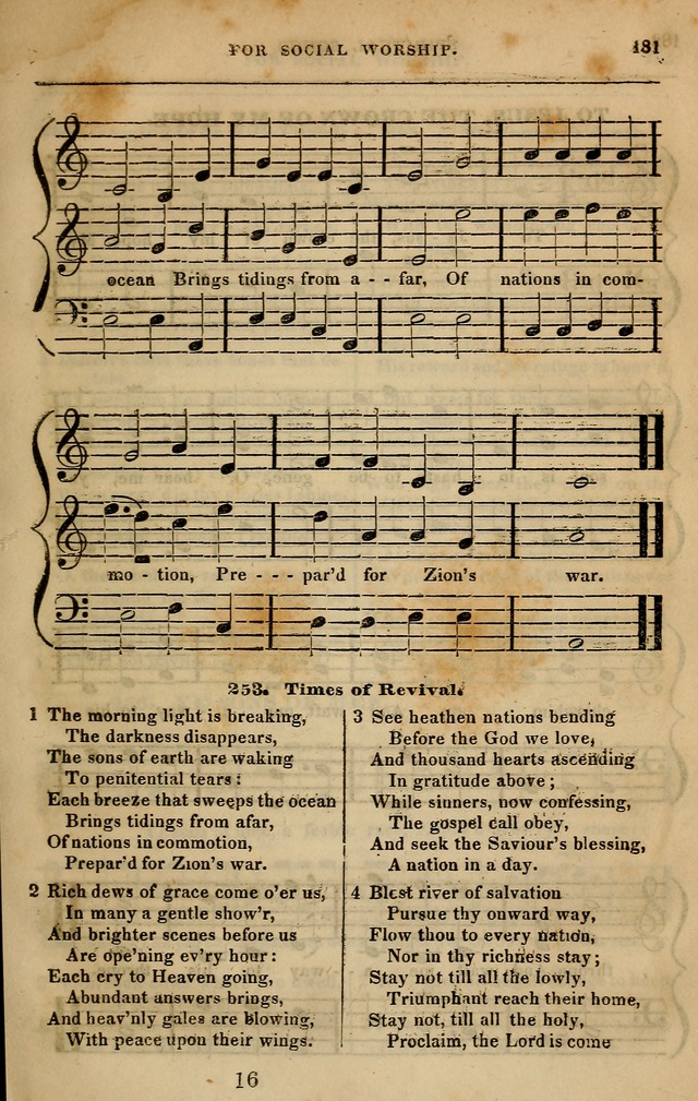 Spiritual songs, for social worship: adapted to the use of families and private circles in seasons of revival, to missionary meetings, to the monthly concert, and other occasions of special interest page 190