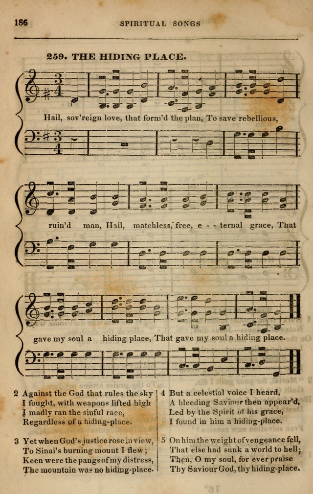 Spiritual songs, for social worship: adapted to the use of families and private circles in seasons of revival, to missionary meetings, to the monthly concert, and other occasions of special interest page 195