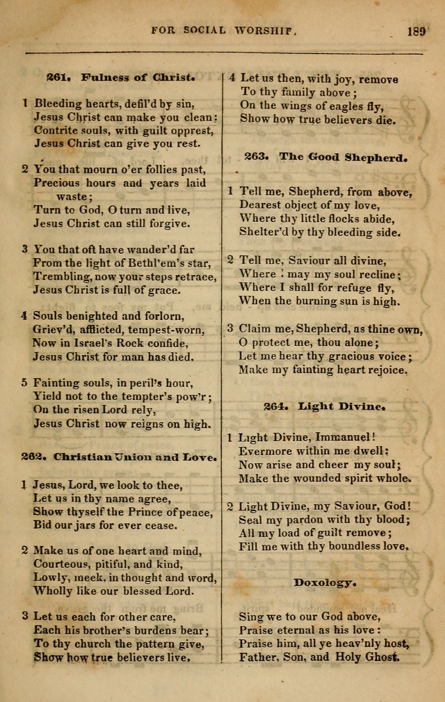 Spiritual songs, for social worship: adapted to the use of families and private circles in seasons of revival, to missionary meetings, to the monthly concert, and other occasions of special interest page 198