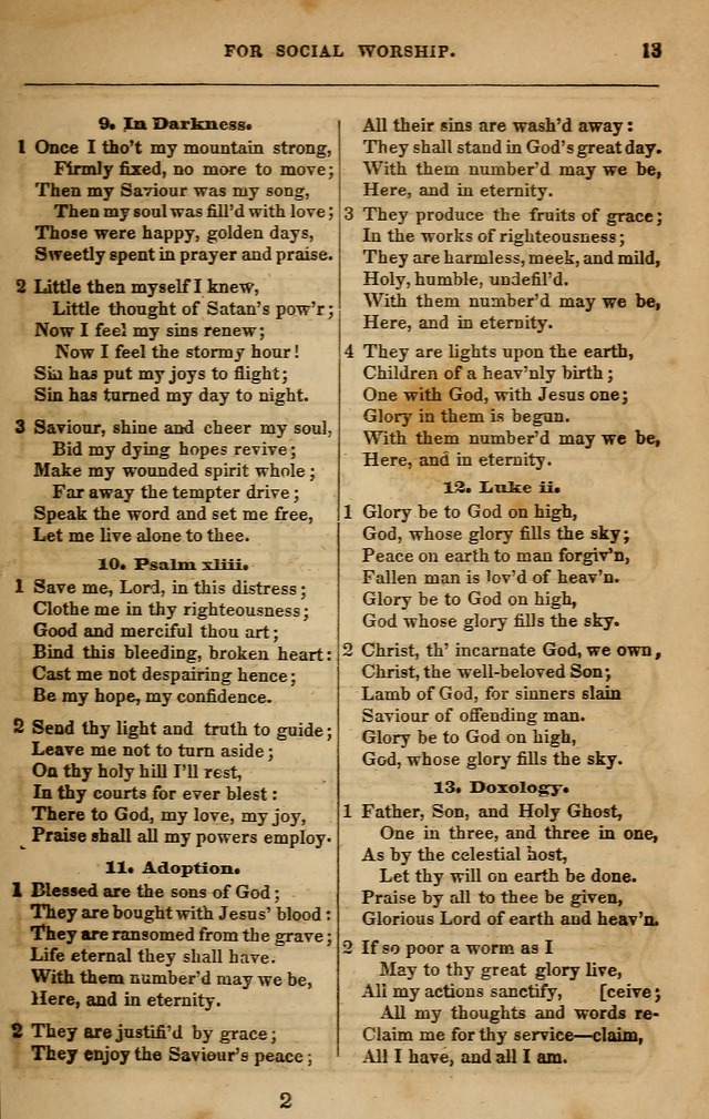 Spiritual songs, for social worship: adapted to the use of families and private circles in seasons of revival, to missionary meetings, to the monthly concert, and other occasions of special interest page 20
