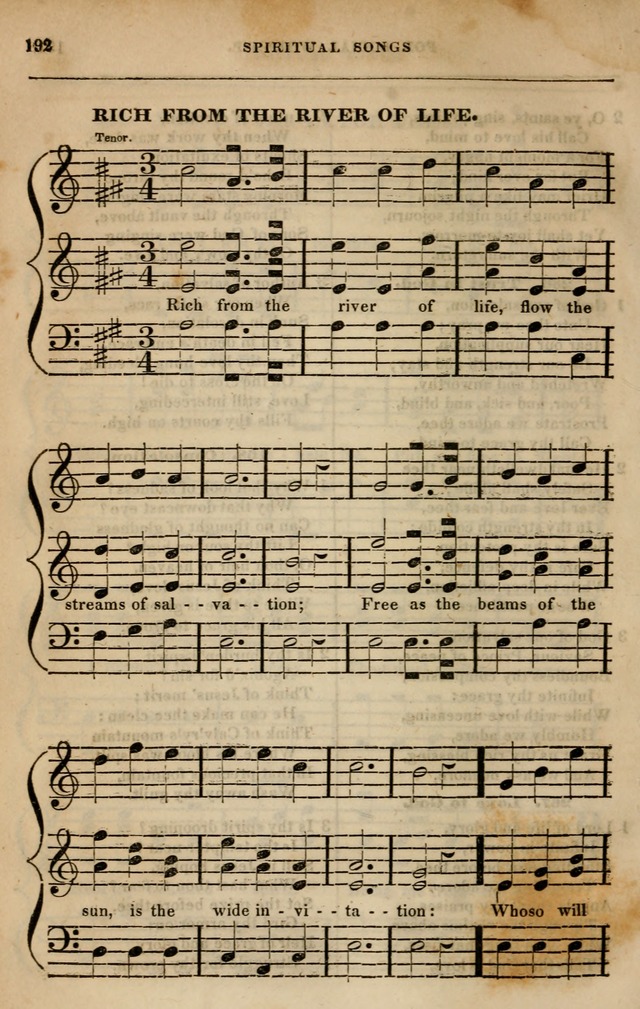 Spiritual songs, for social worship: adapted to the use of families and private circles in seasons of revival, to missionary meetings, to the monthly concert, and other occasions of special interest page 201