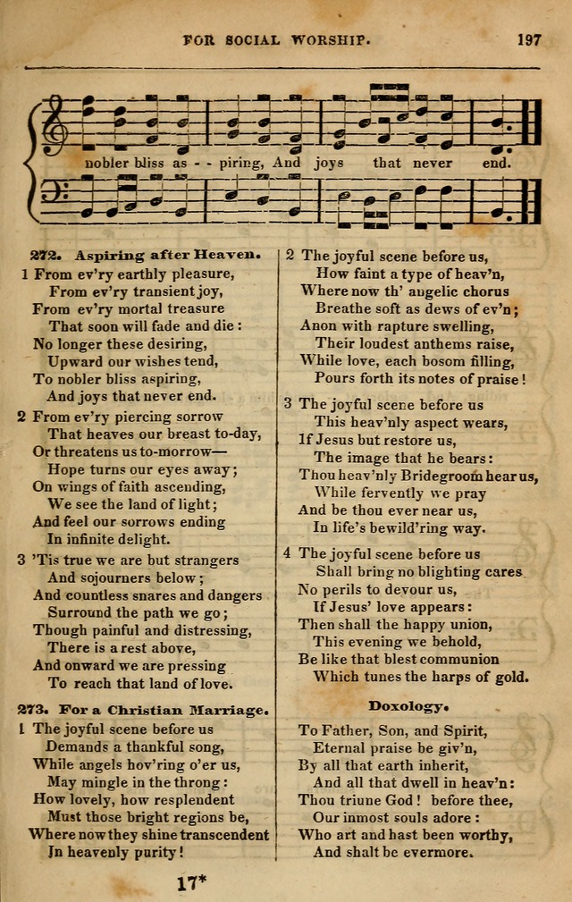 Spiritual songs, for social worship: adapted to the use of families and private circles in seasons of revival, to missionary meetings, to the monthly concert, and other occasions of special interest page 206