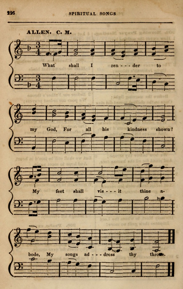 Spiritual songs, for social worship: adapted to the use of families and private circles in seasons of revival, to missionary meetings, to the monthly concert, and other occasions of special interest page 235