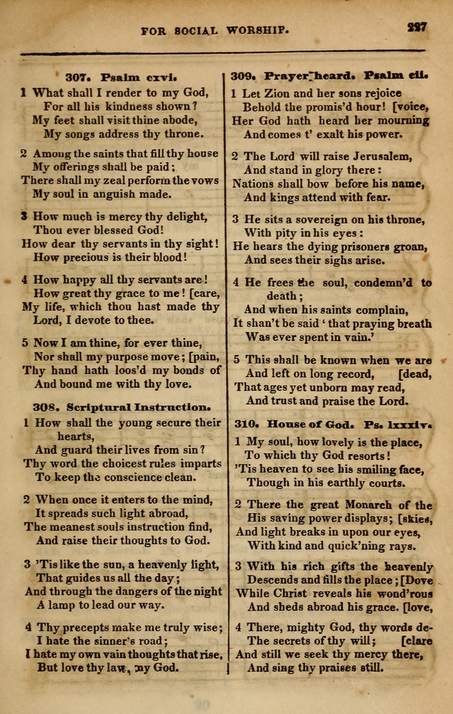 Spiritual songs, for social worship: adapted to the use of families and private circles in seasons of revival, to missionary meetings, to the monthly concert, and other occasions of special interest page 236
