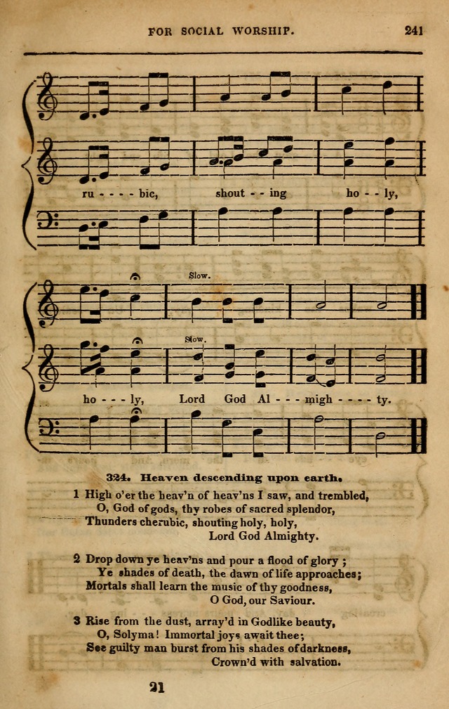 Spiritual songs, for social worship: adapted to the use of families and private circles in seasons of revival, to missionary meetings, to the monthly concert, and other occasions of special interest page 250