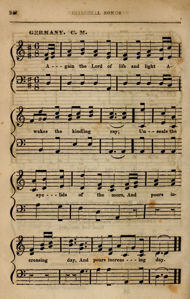 Spiritual songs, for social worship: adapted to the use of families and private circles in seasons of revival, to missionary meetings, to the monthly concert, and other occasions of special interest page 251