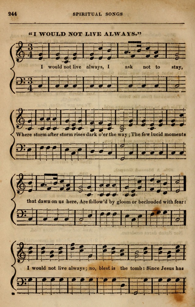 Spiritual songs, for social worship: adapted to the use of families and private circles in seasons of revival, to missionary meetings, to the monthly concert, and other occasions of special interest page 253