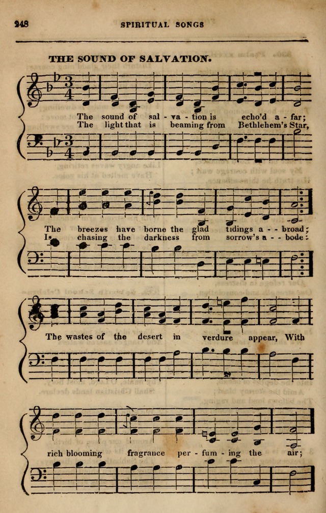 Spiritual songs, for social worship: adapted to the use of families and private circles in seasons of revival, to missionary meetings, to the monthly concert, and other occasions of special interest page 257
