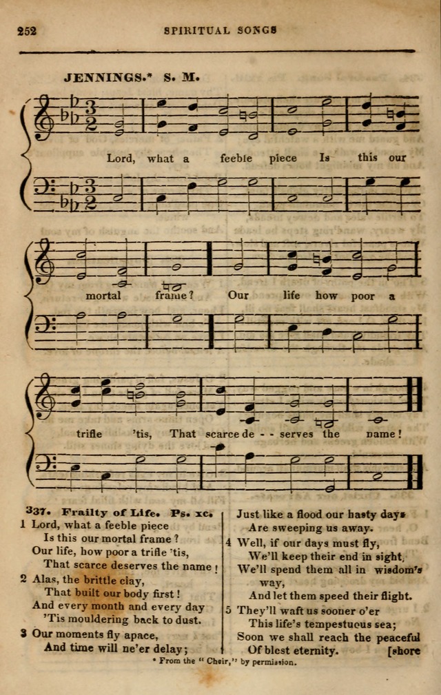 Spiritual songs, for social worship: adapted to the use of families and private circles in seasons of revival, to missionary meetings, to the monthly concert, and other occasions of special interest page 261