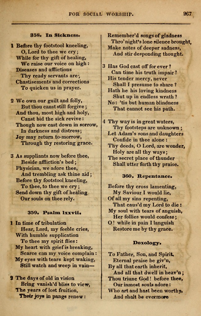 Spiritual songs, for social worship: adapted to the use of families and private circles in seasons of revival, to missionary meetings, to the monthly concert, and other occasions of special interest page 276