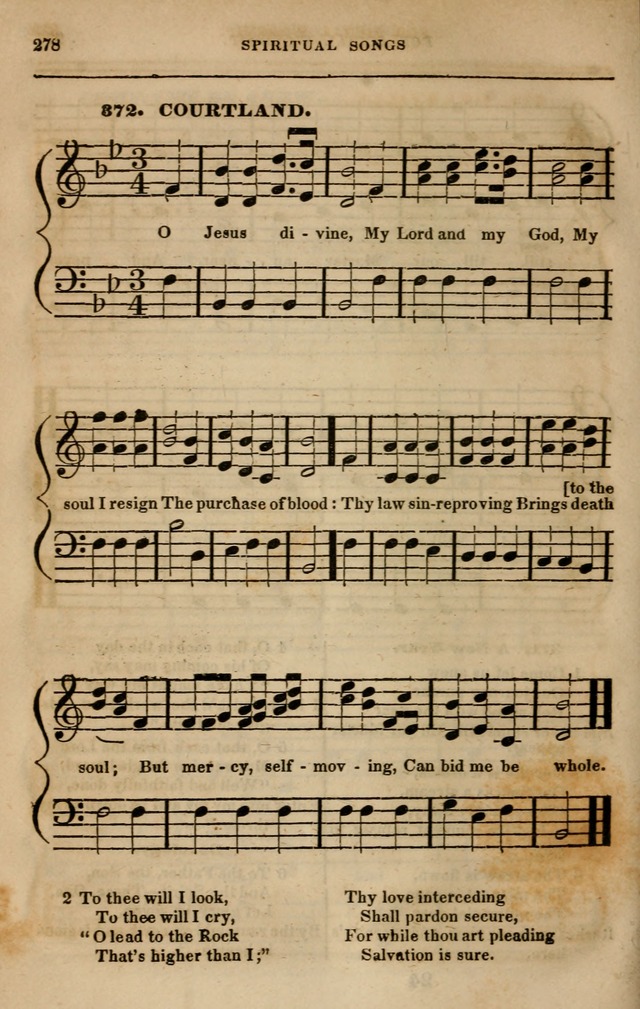 Spiritual songs, for social worship: adapted to the use of families and private circles in seasons of revival, to missionary meetings, to the monthly concert, and other occasions of special interest page 287